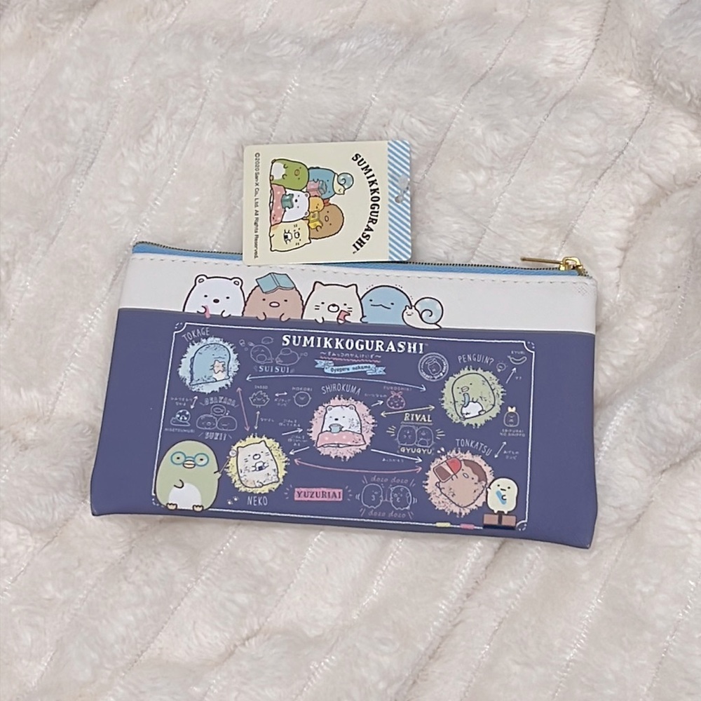 San-X Sumikkogurashi zipper pouch